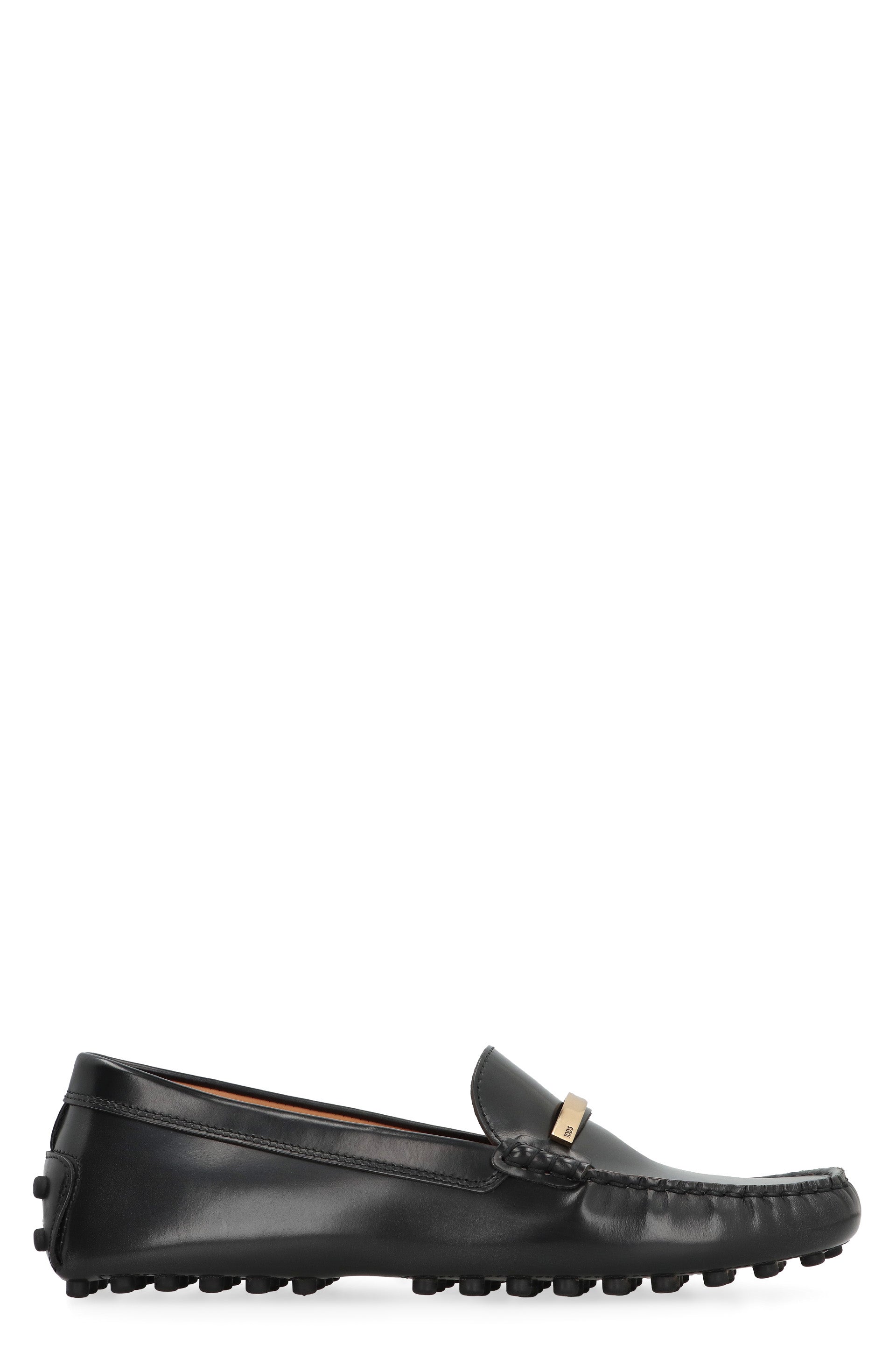 TOD'S Luxury Rubber Leather Loafers for Women