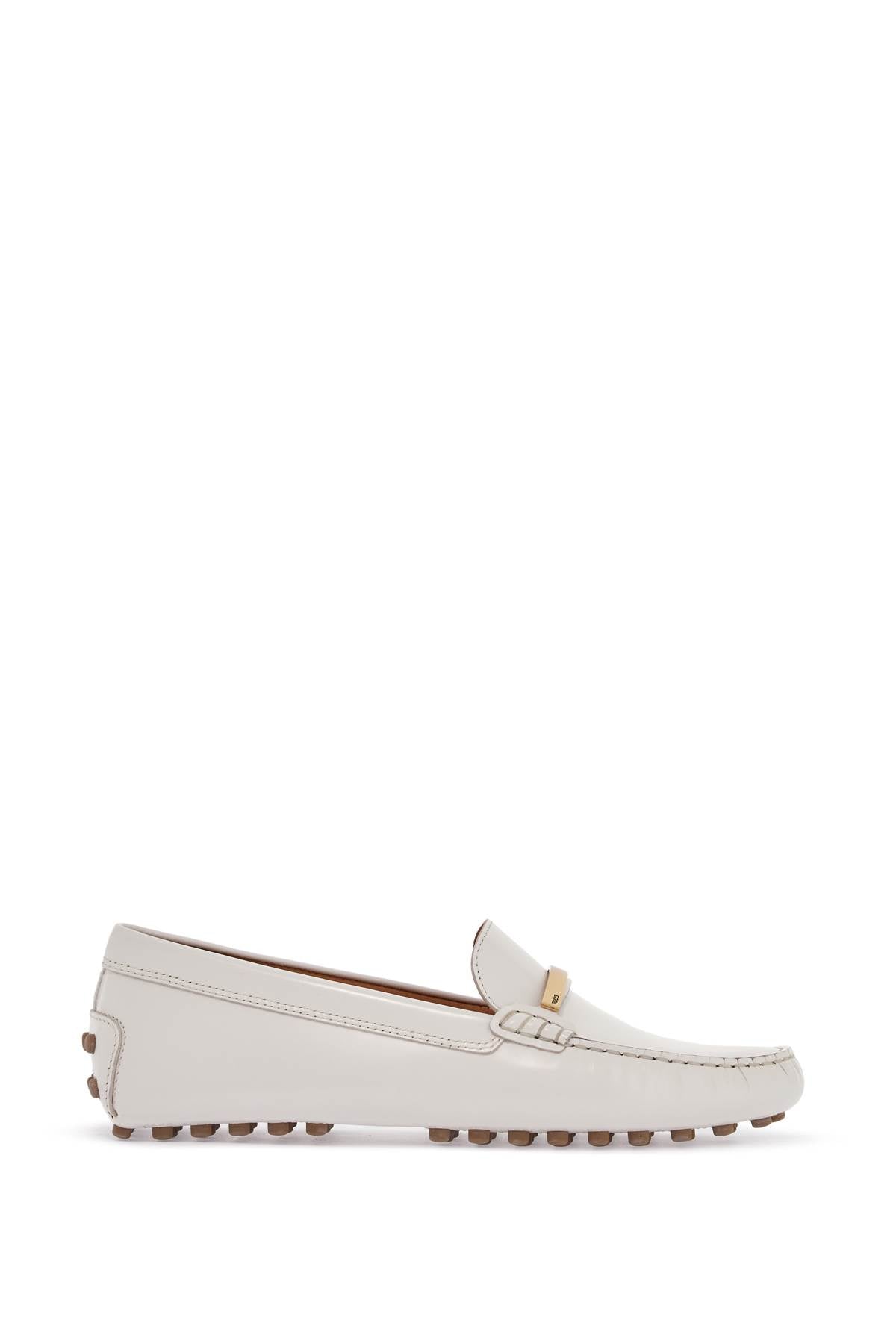 TOD'S Women's Rubber Moccasins with Engraved Accent