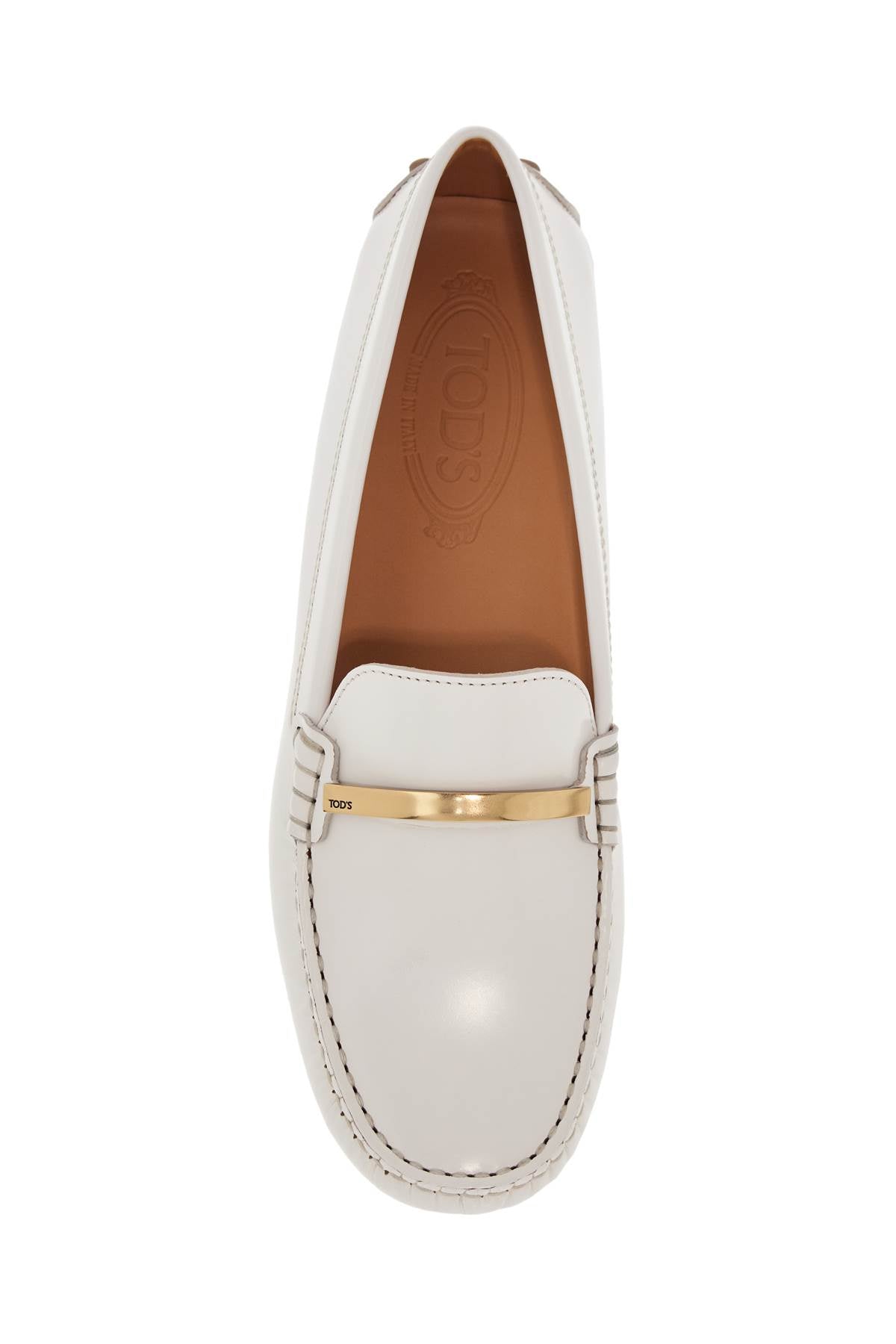 TOD'S Women's Rubber Moccasins with Engraved Accent