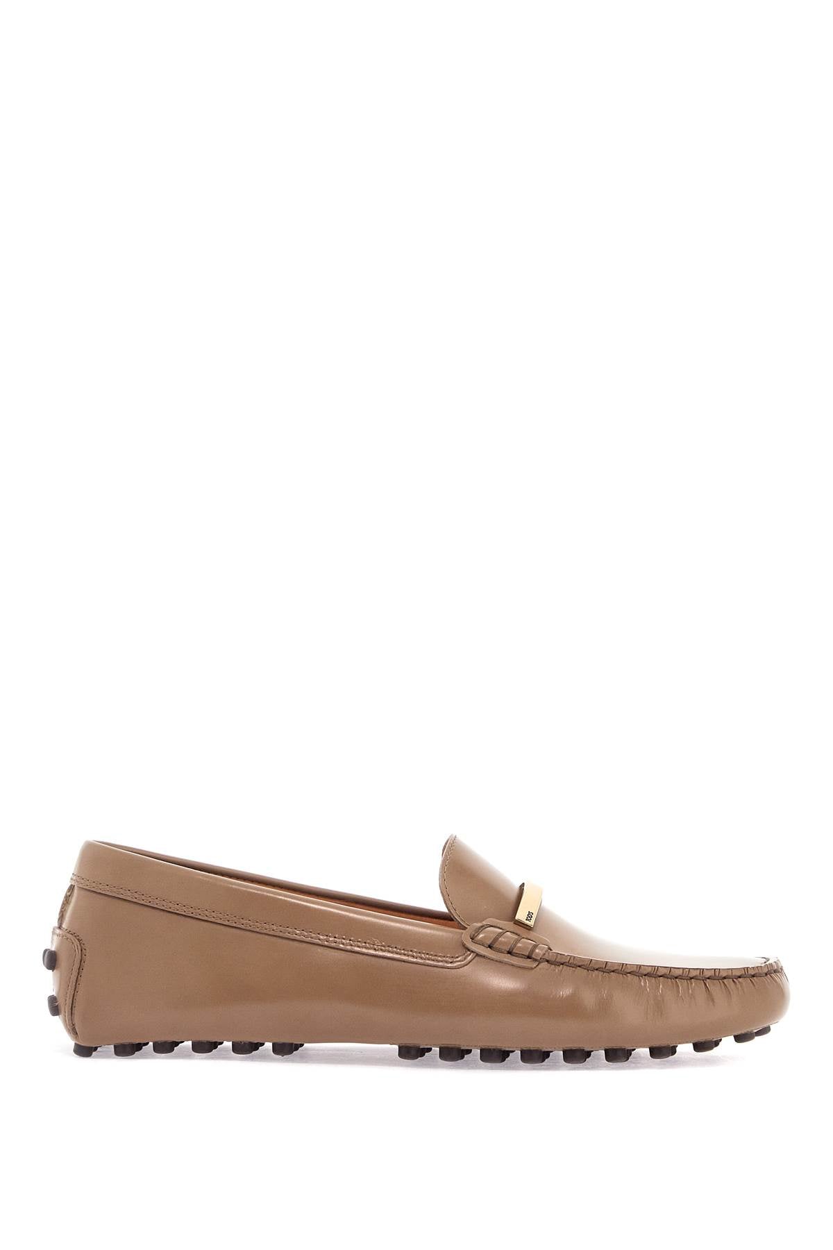 TOD'S Women's Rubber Moccasins with Metal Detail