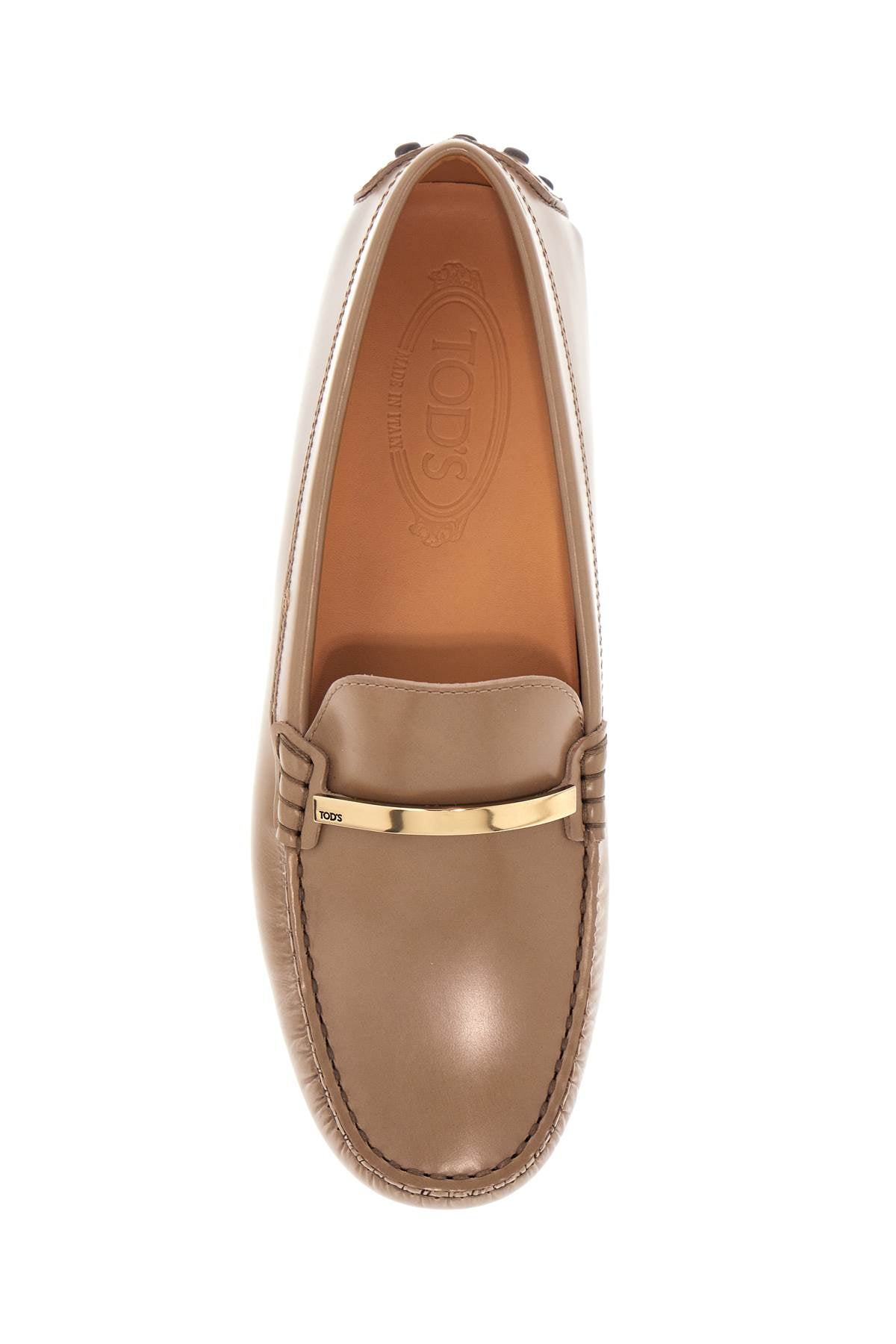TOD'S Women's Rubber Moccasins with Metal Detail