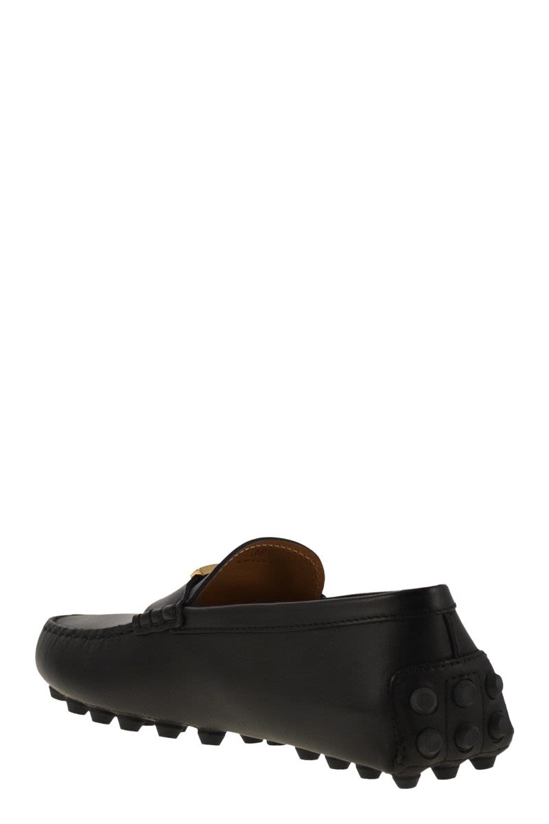 TOD'S Bubble T Timeless Leather Women's Moccasins
