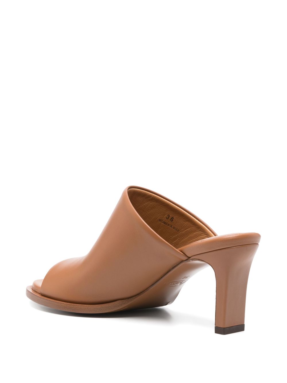 TOD'S Leather Heel Flat Sandals for Women