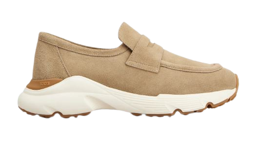 TOD'S Suede Sneakers with Penny Slot and Chunky Sole - Women's