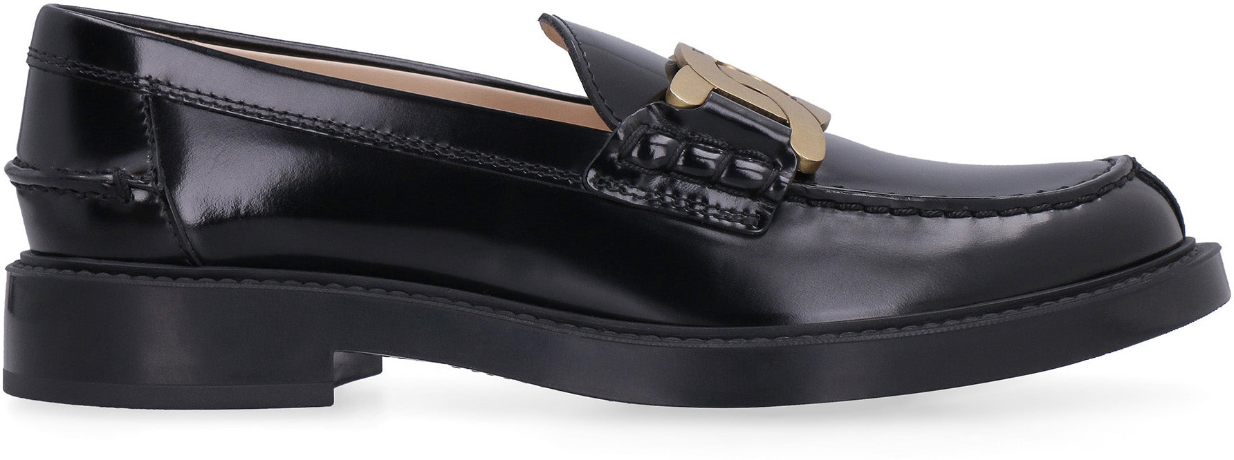 TOD'S Brushed Leather Loafers for Women