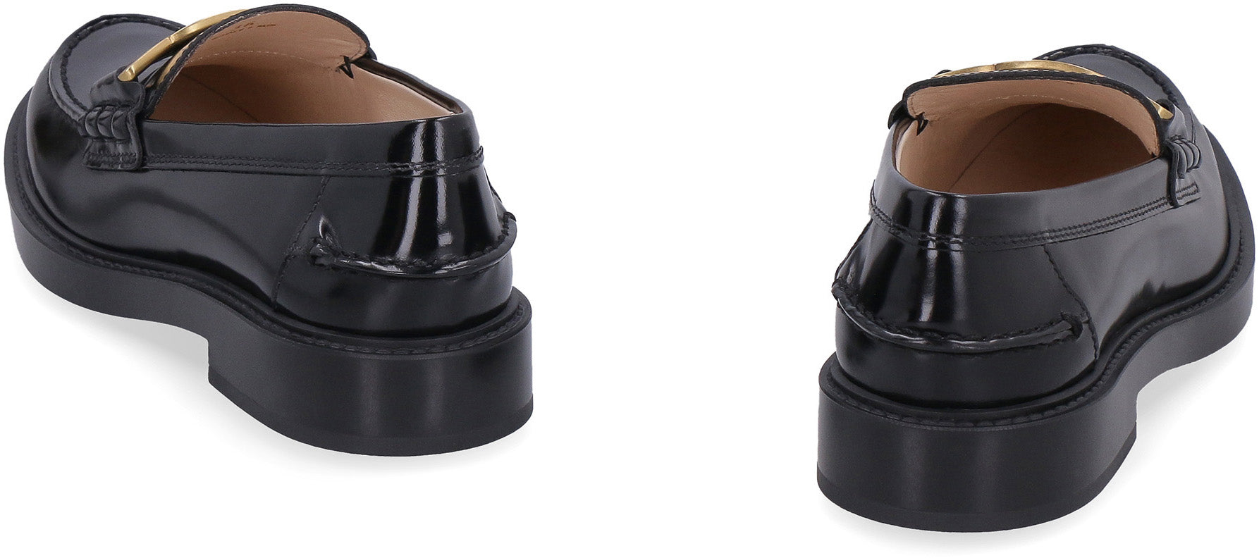 TOD'S Brushed Leather Loafers for Women