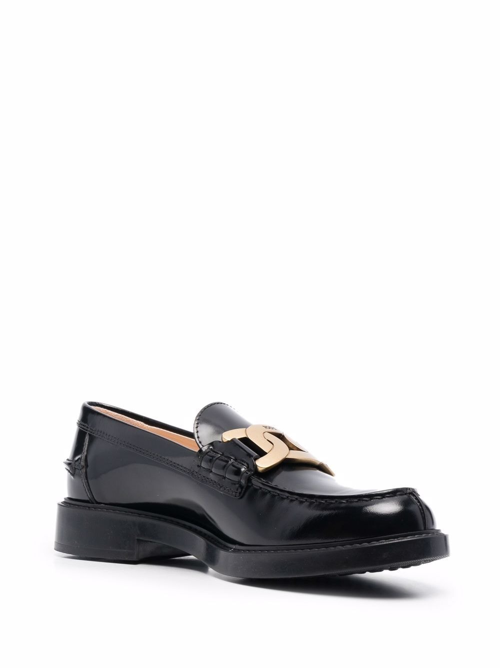 TOD'S Brushed Leather Loafers for Women