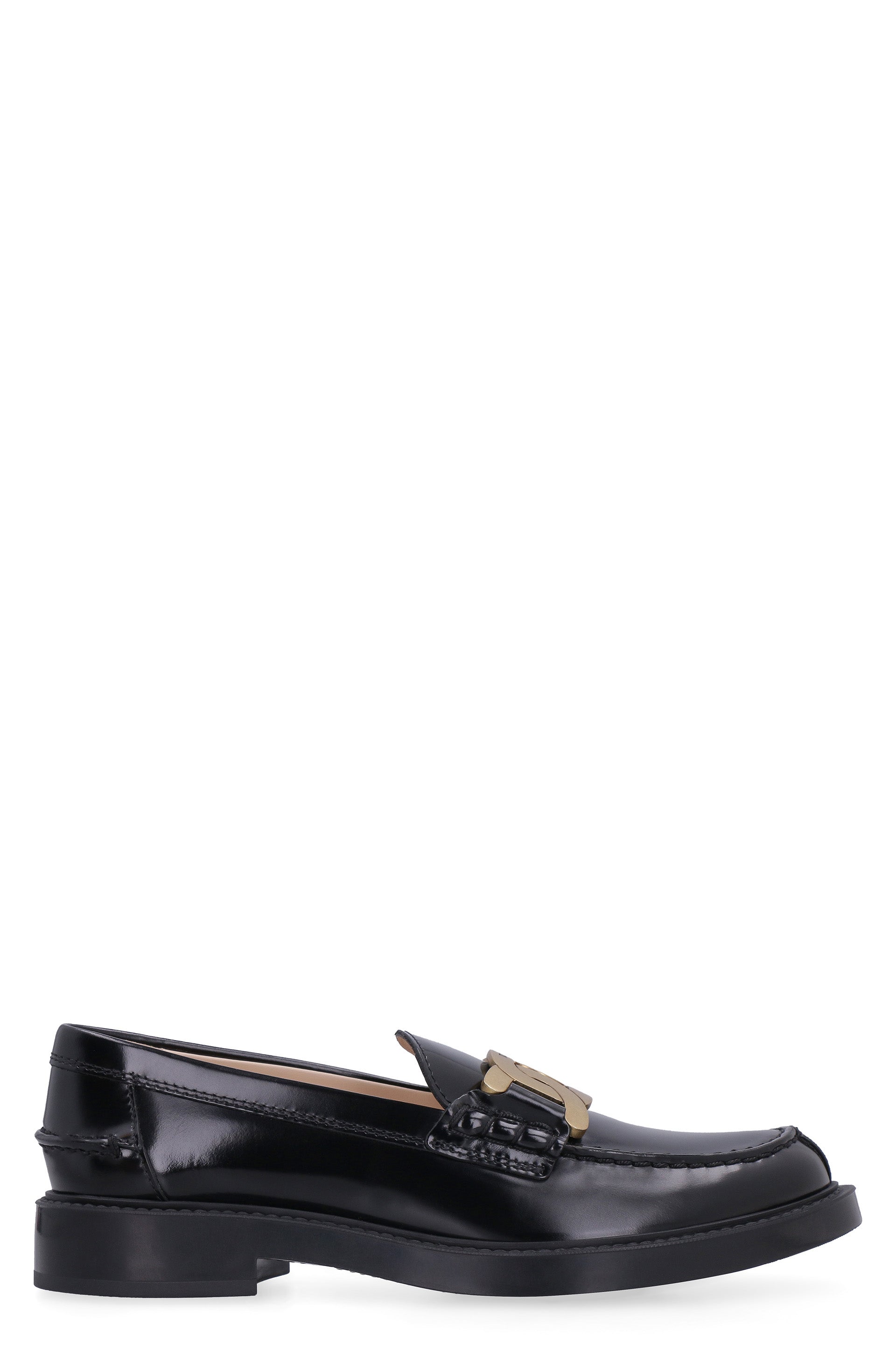 TOD'S Brushed Leather Loafers for Women