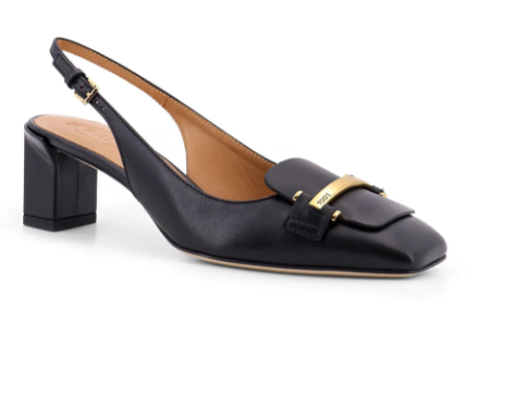 TOD'S Leather Slingback Pumps