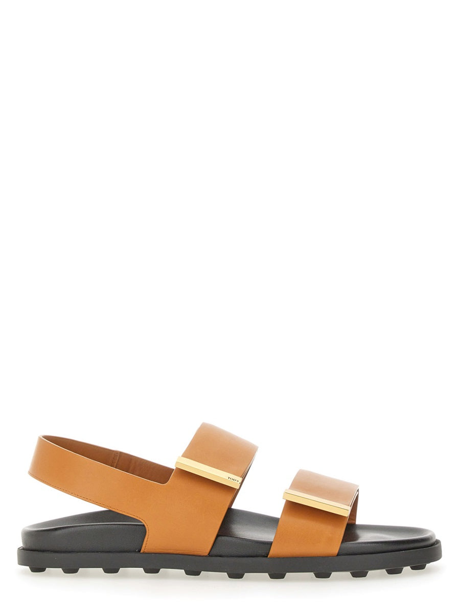 TOD'S Leather Banded Sandal for Women