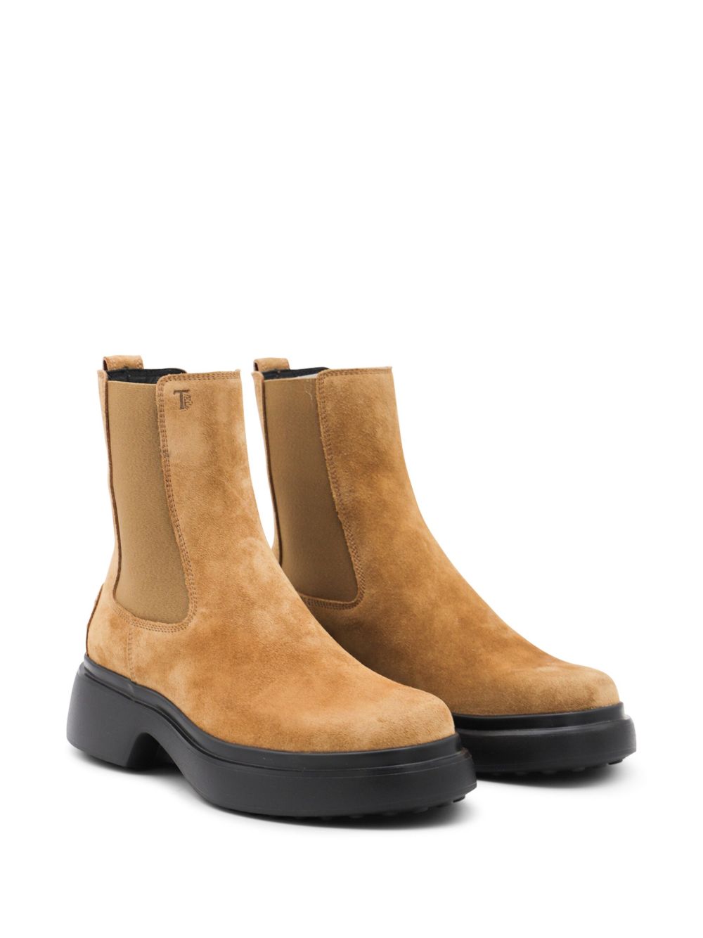 TOD'S Suede Platform Boots