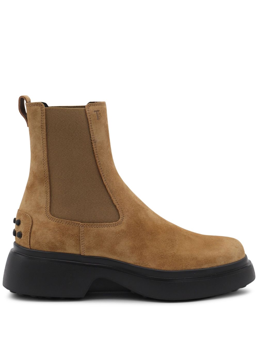 TOD'S Suede Platform Boots