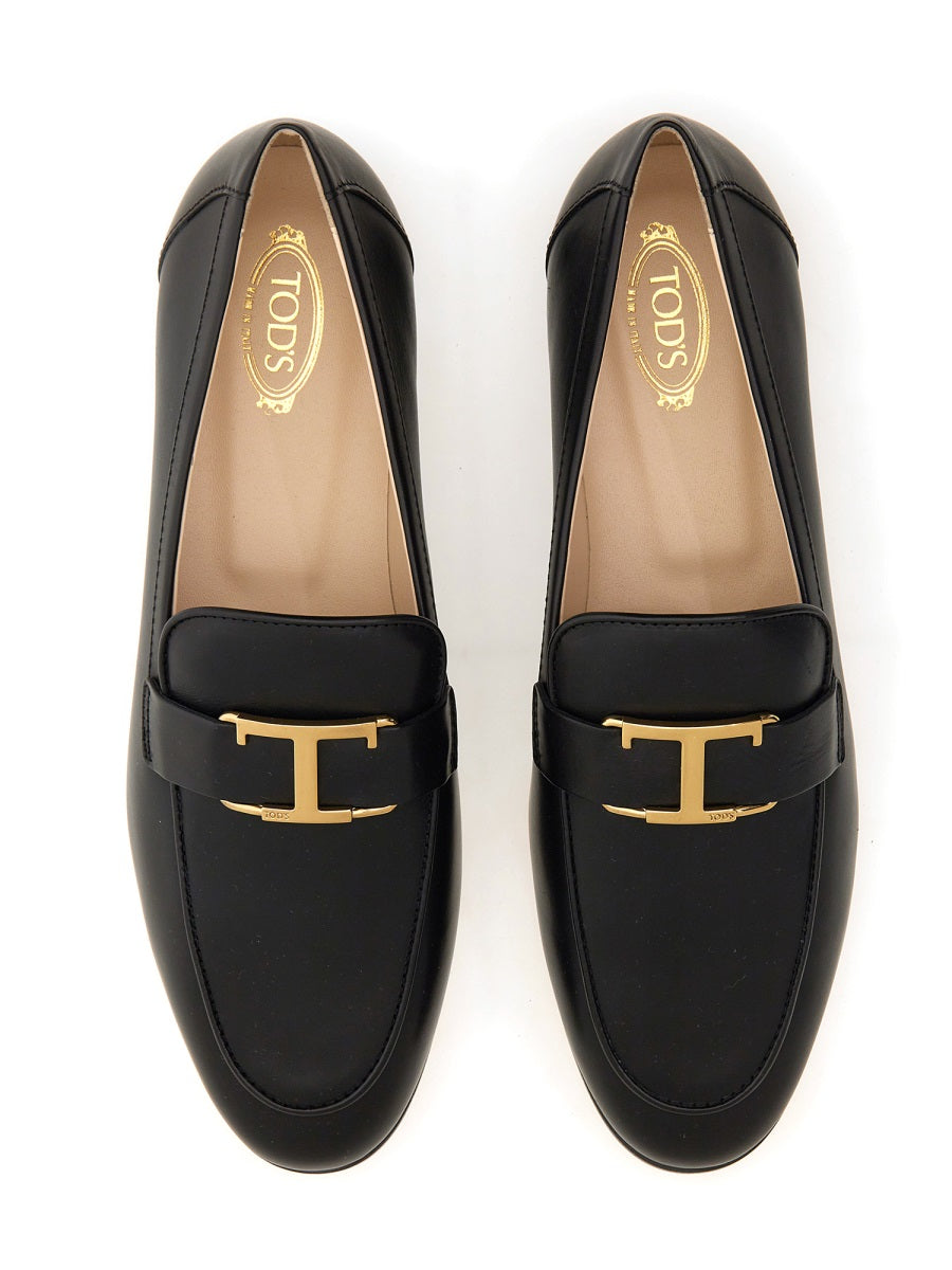TOD'S Elegant Leather Moccasins - Women’s Slip-On Footwear