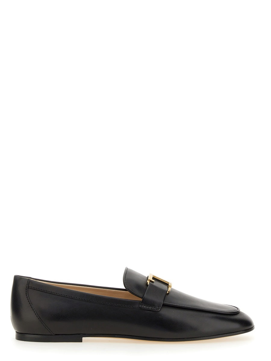 TOD'S Elegant Leather Moccasins - Women’s Slip-On Footwear