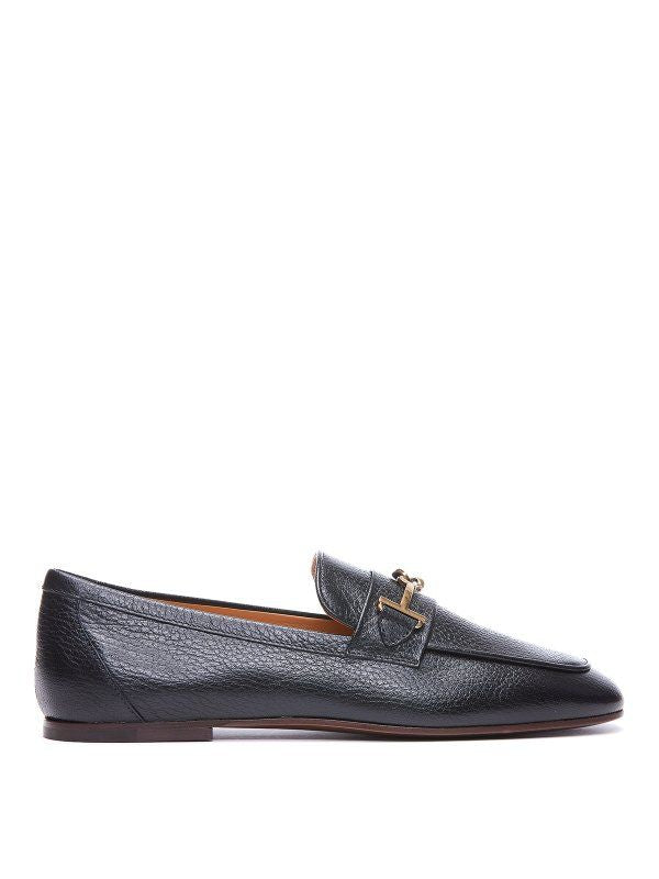 TOD'S Grained Leather Moccasins for Women