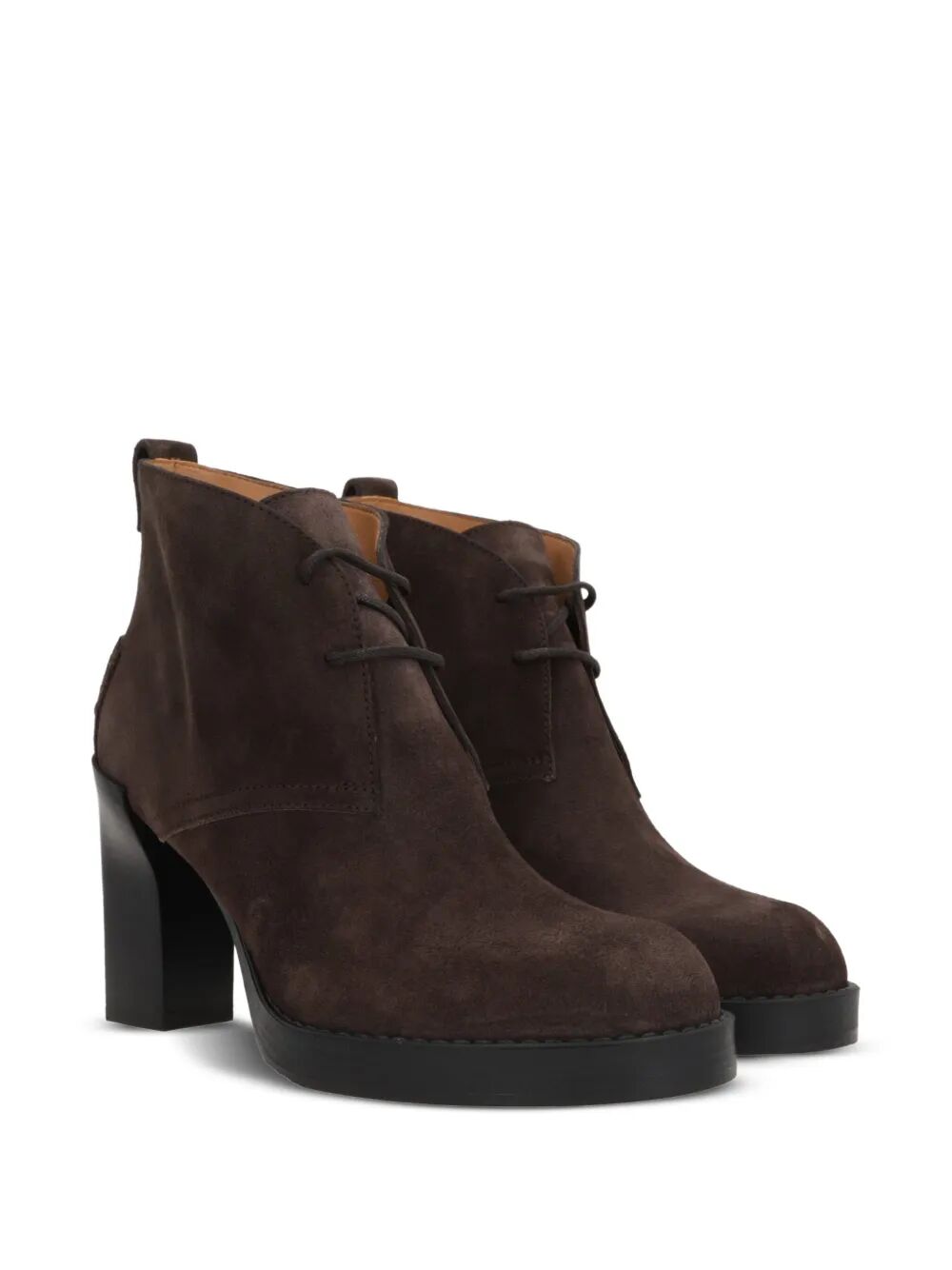 TOD'S Women's Lace-Up Chunky Heel Boots