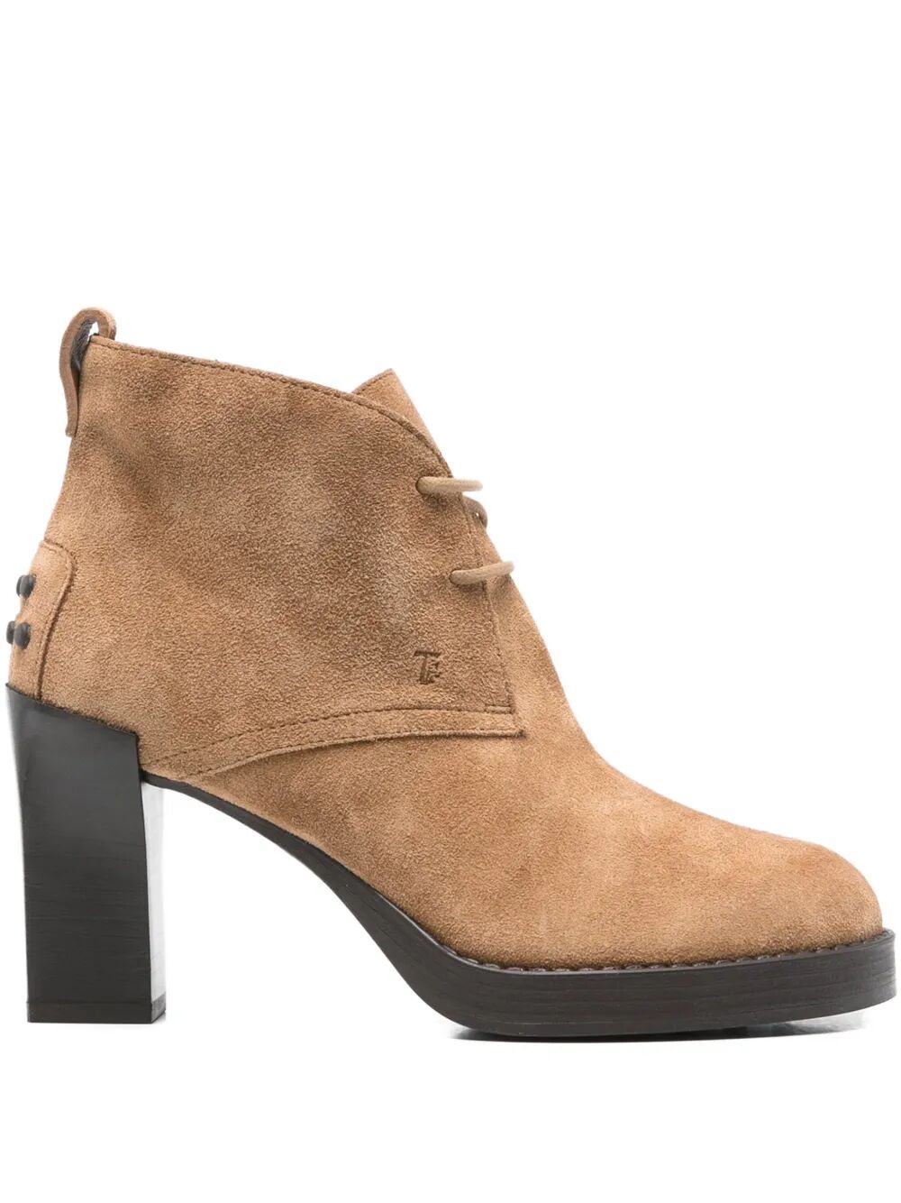 TOD'S Lace-Up Suede Ankle Boots