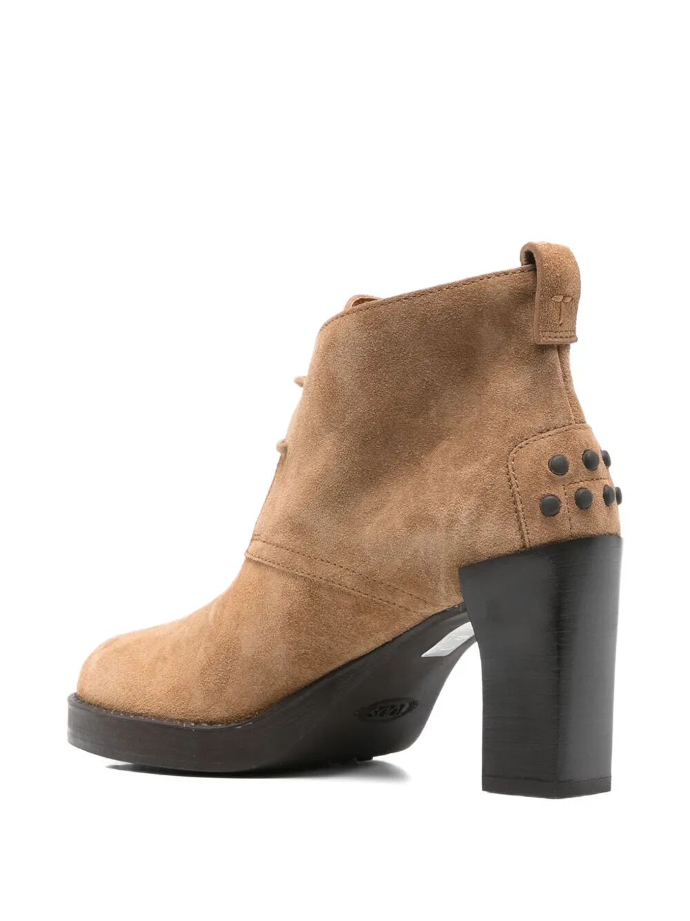 TOD'S Lace-Up Suede Ankle Boots