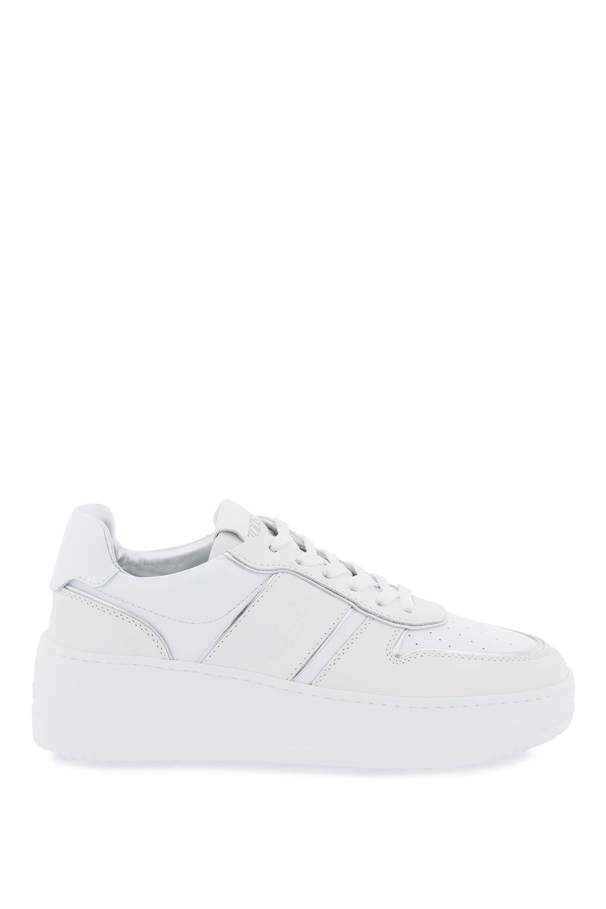TOD'S Leather Platform Sneakers with 6 cm Height