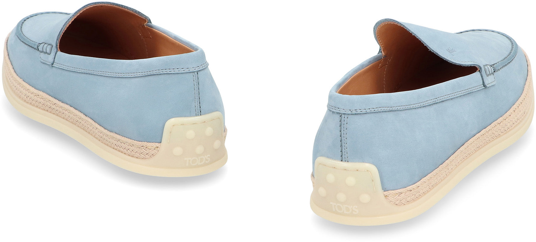 TOD'S Leather Slip-On Loafers for Women