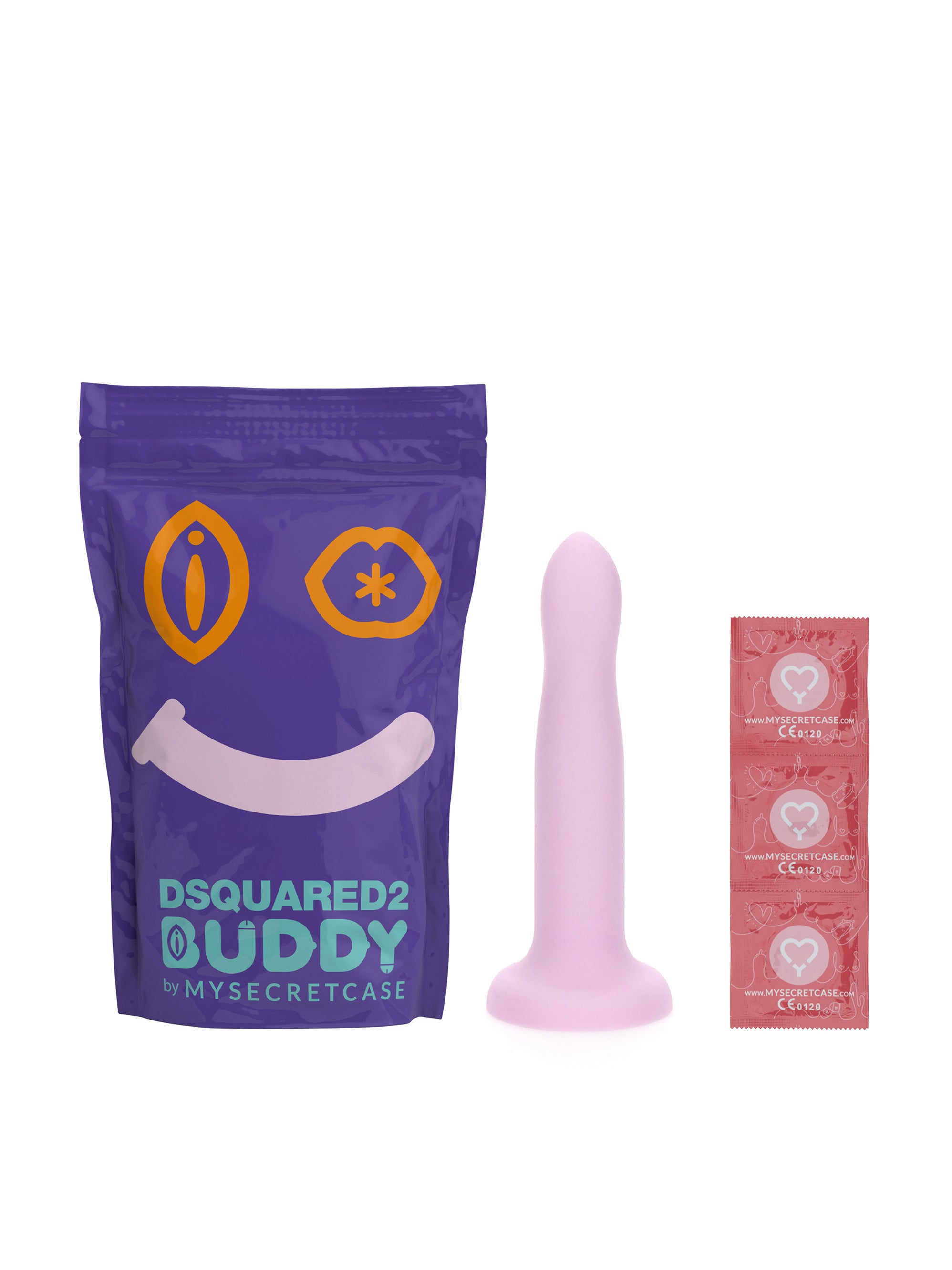 DSQUARED2 Mini Silicone Buddy with Suction Base - Perfect for Playtime