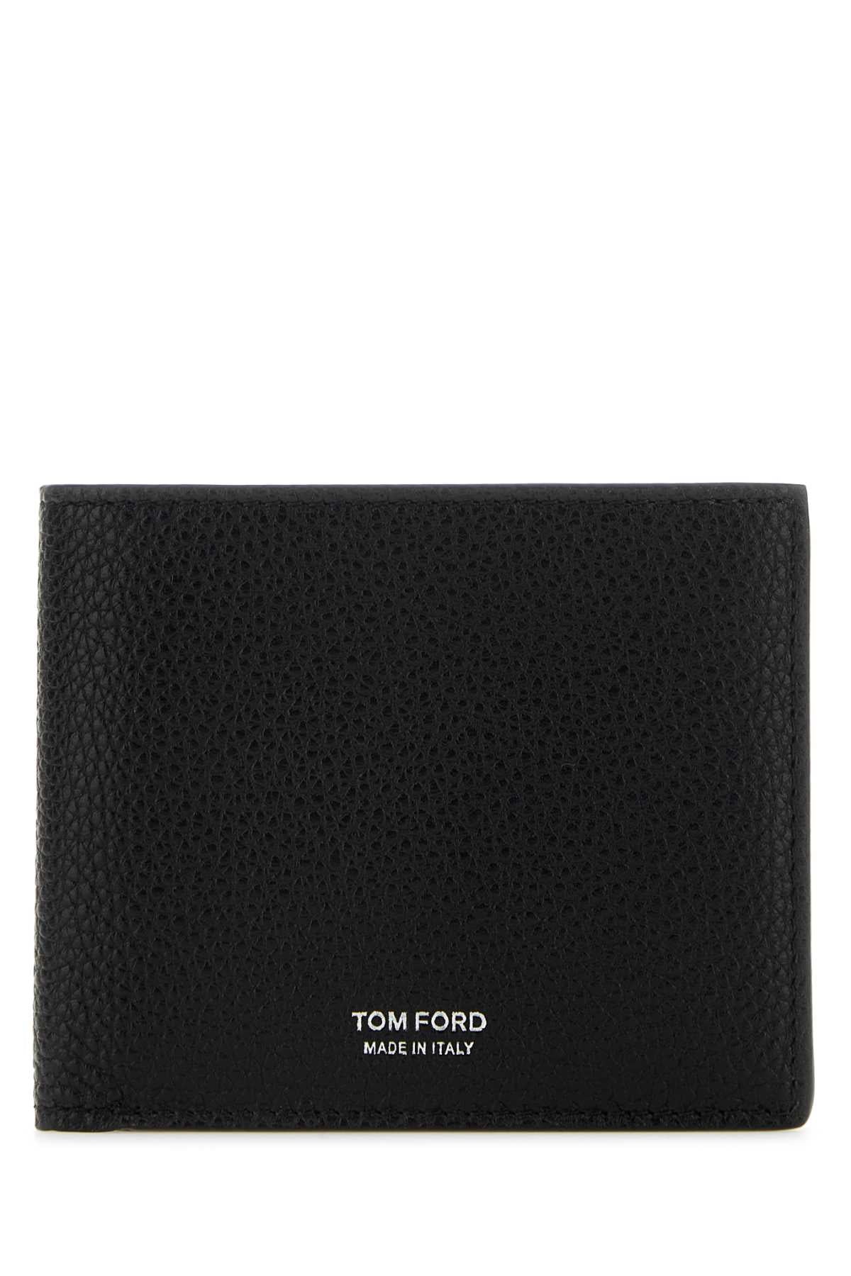 TOM FORD Mini Bifold Leather Wallet
