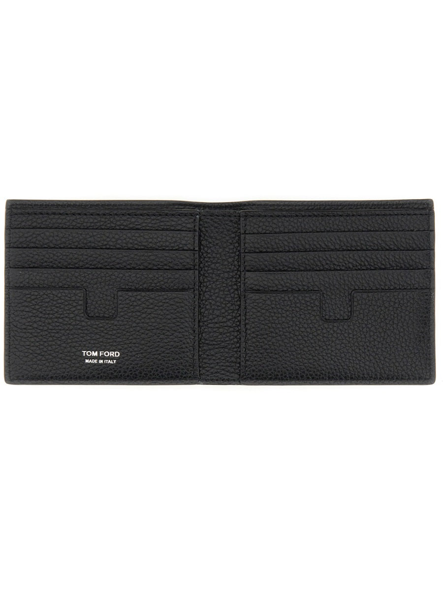 TOM FORD Mini Bifold Leather Wallet