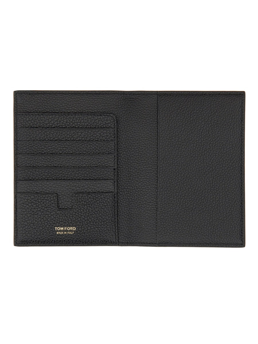 TOM FORD Mini Passport Holder with Logo - 14.5 CM x 11 CM