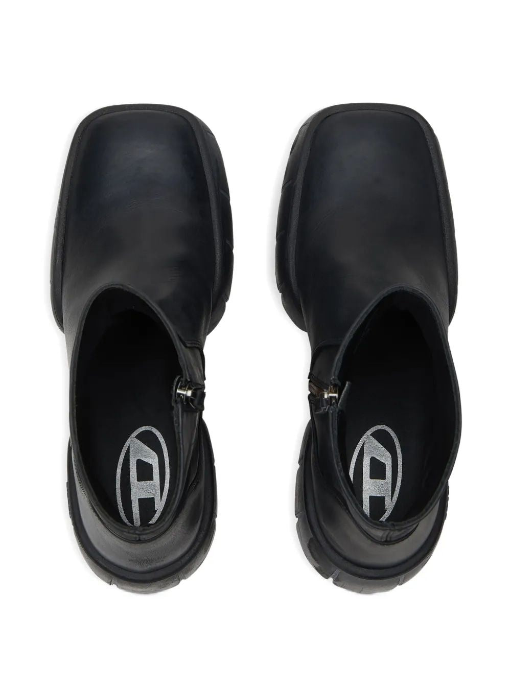 DIESEL D Text BT Leather Boots - Men's