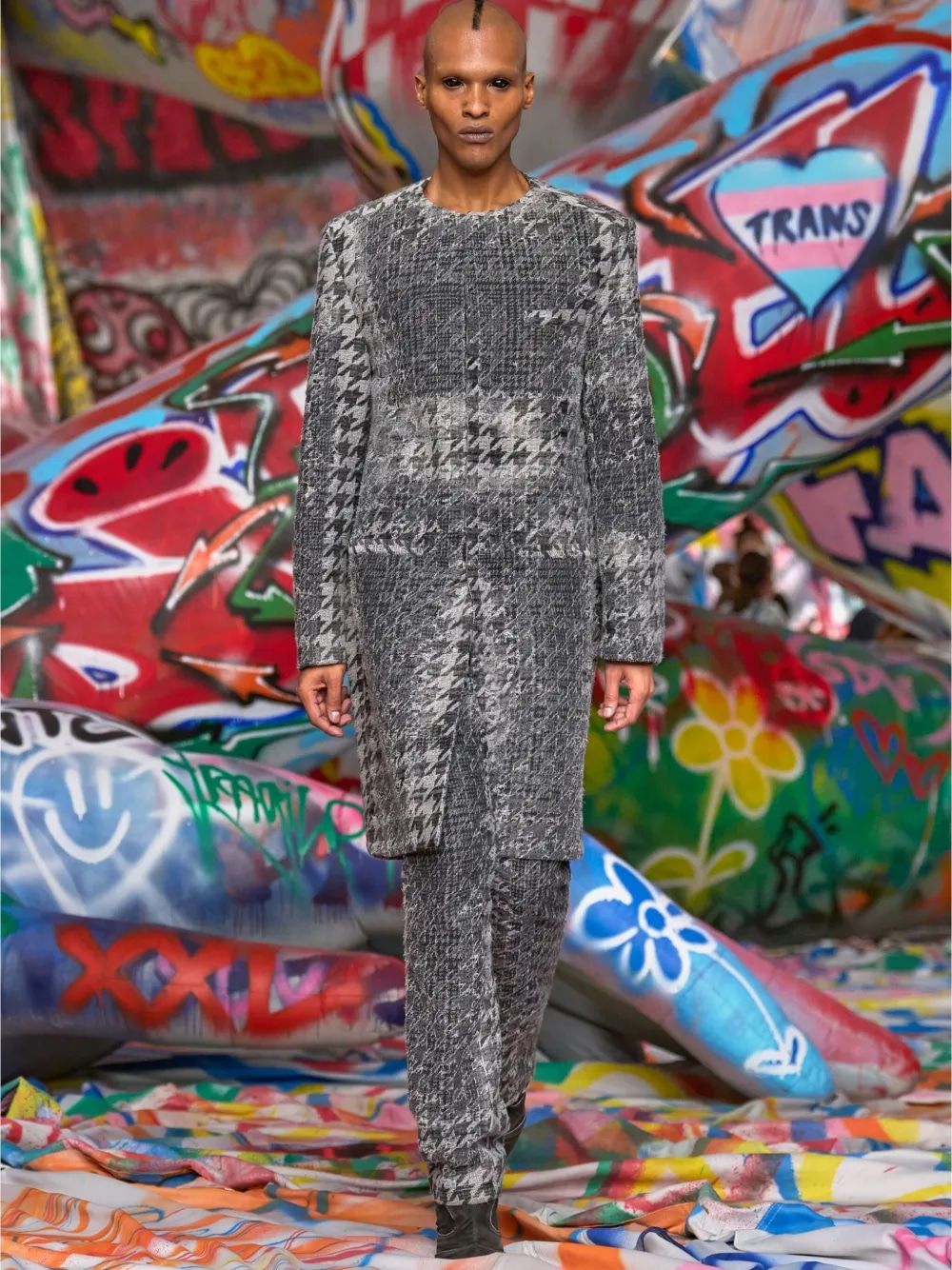 DIESEL D Text BT Leather Boots - Men's