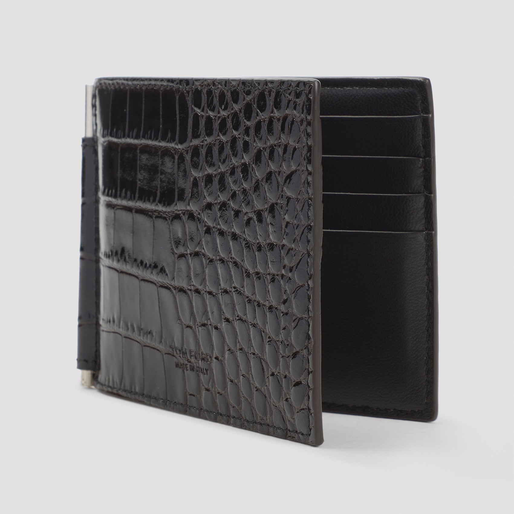 TOM FORD Luxury Leather Money Clip - Mini Design for Men