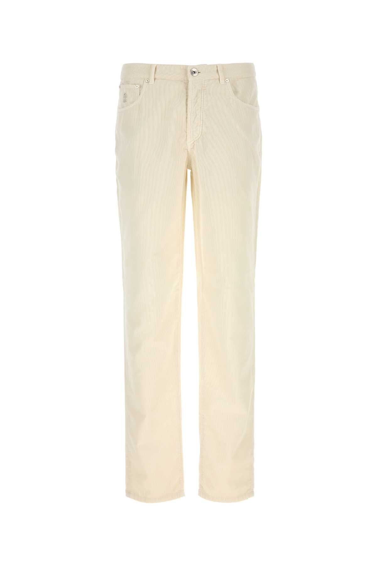 BRUNELLO CUCINELLI Men's Luxury Corduroy Trousers