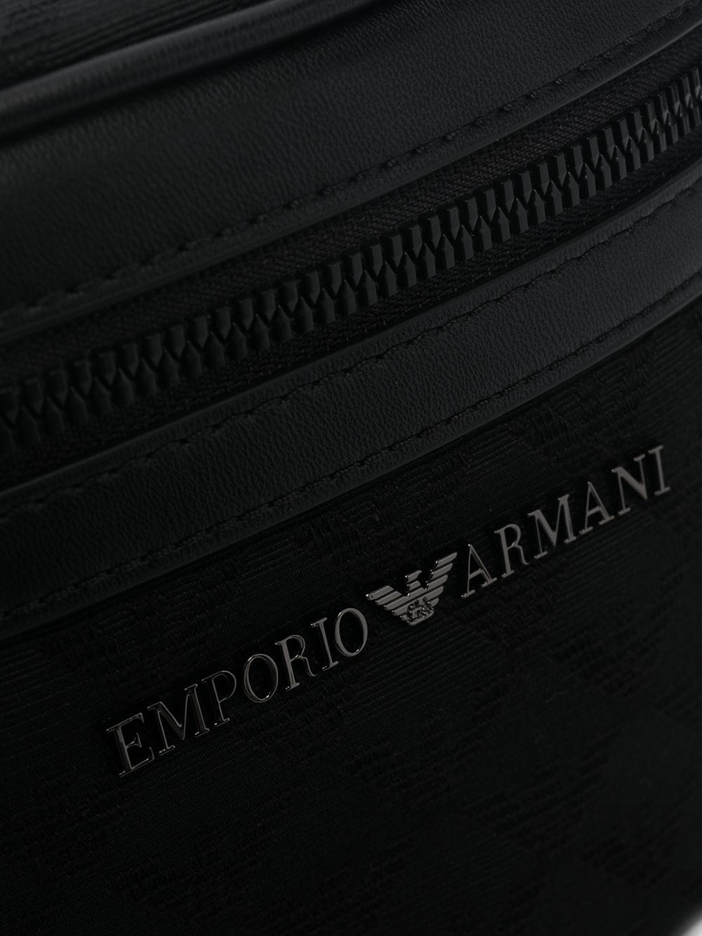 EMPORIO ARMANI Allover Logo Belt Handbag
