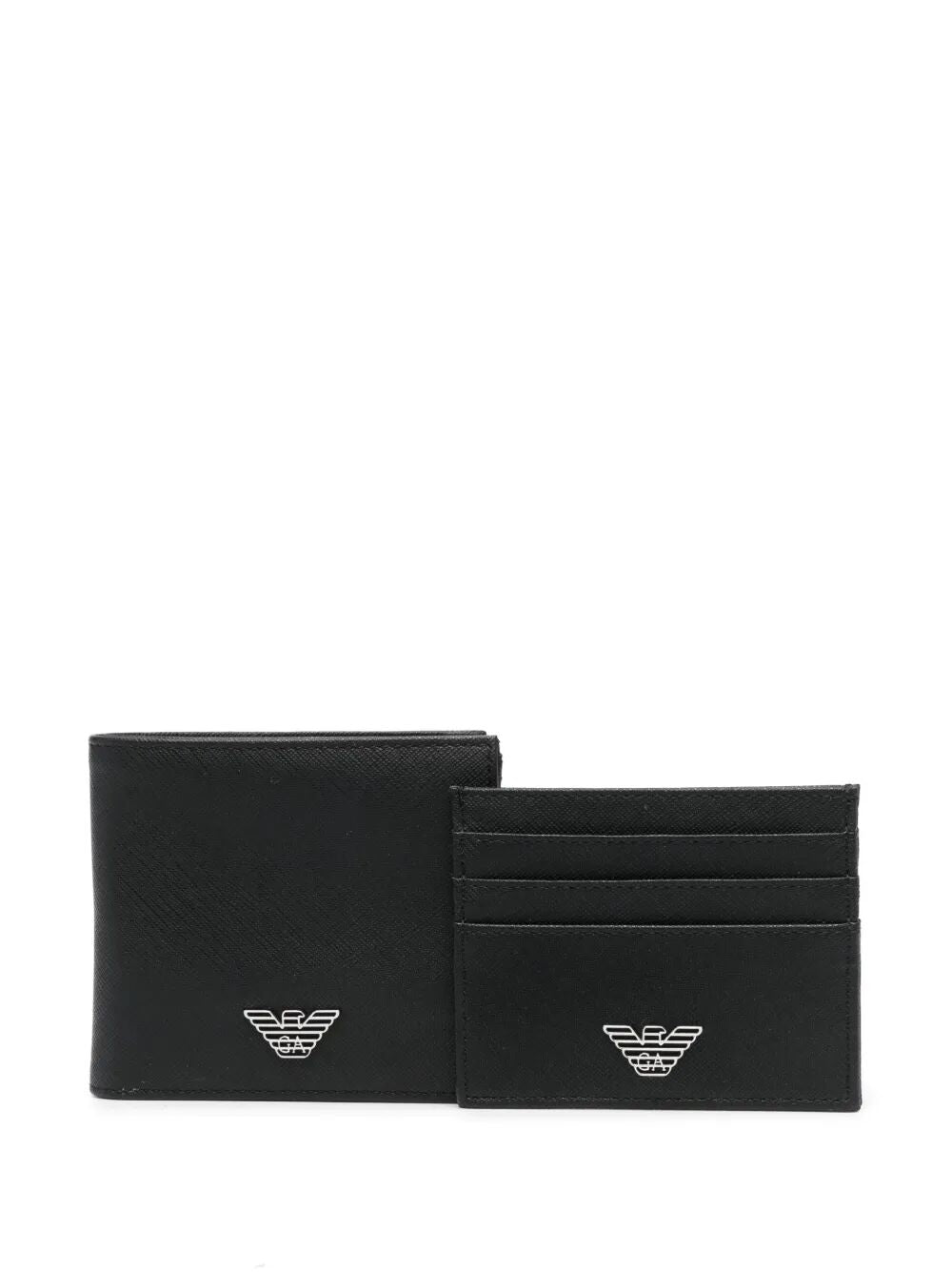 EMPORIO ARMANI Mini Leather Credit Card Holder