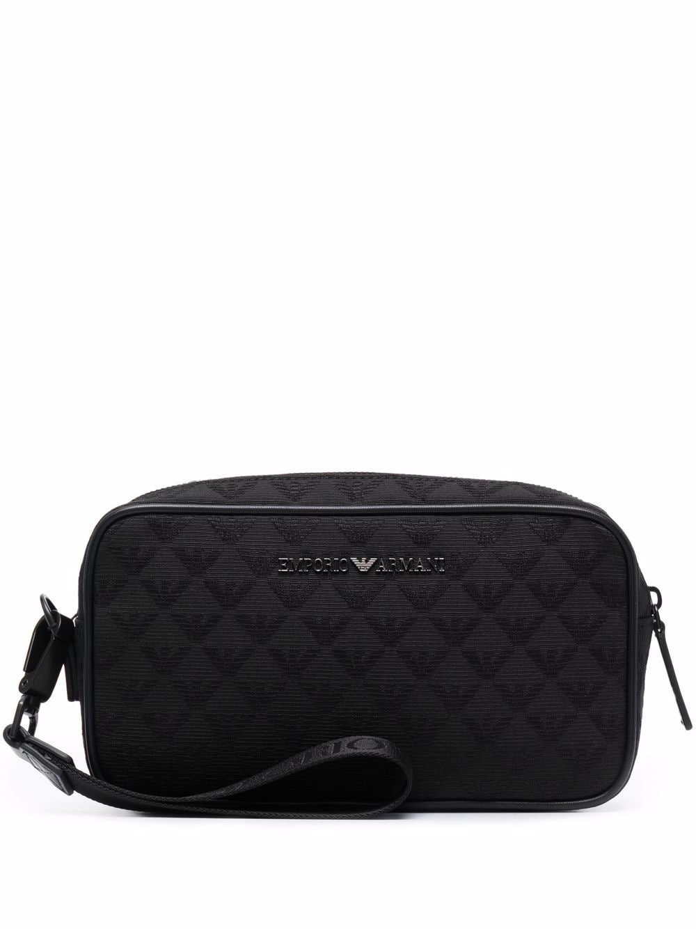 EMPORIO ARMANI Allover Logo Wash Mini Handbag