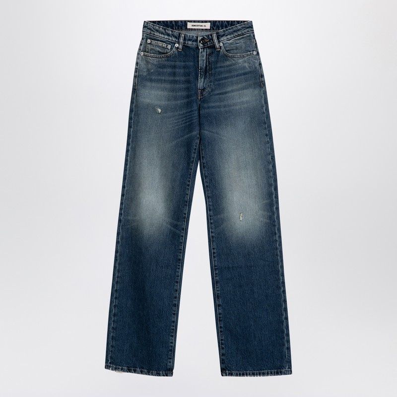 SEMICOUTURE Washed-Out Denim Jeans for Women