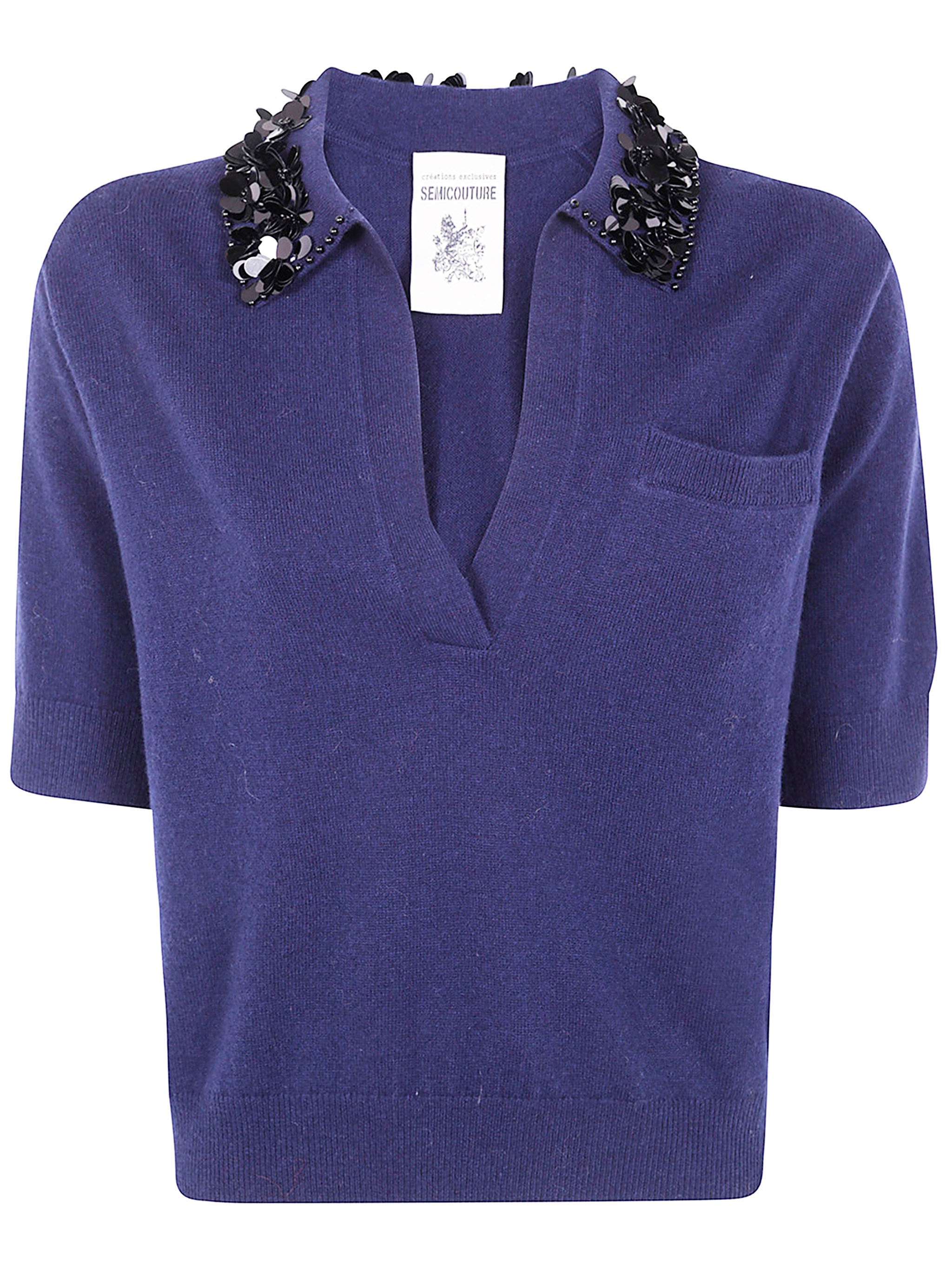 SEMICOUTURE Giulia Women's Sweater - FW25 Collection