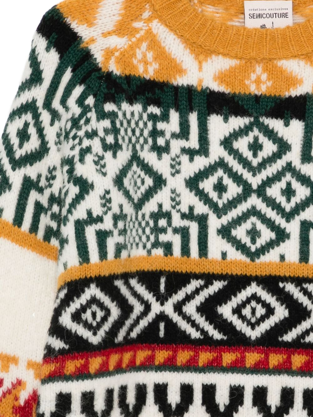 SEMICOUTURE Wool Blend Jumper for Women - FW25 Collection