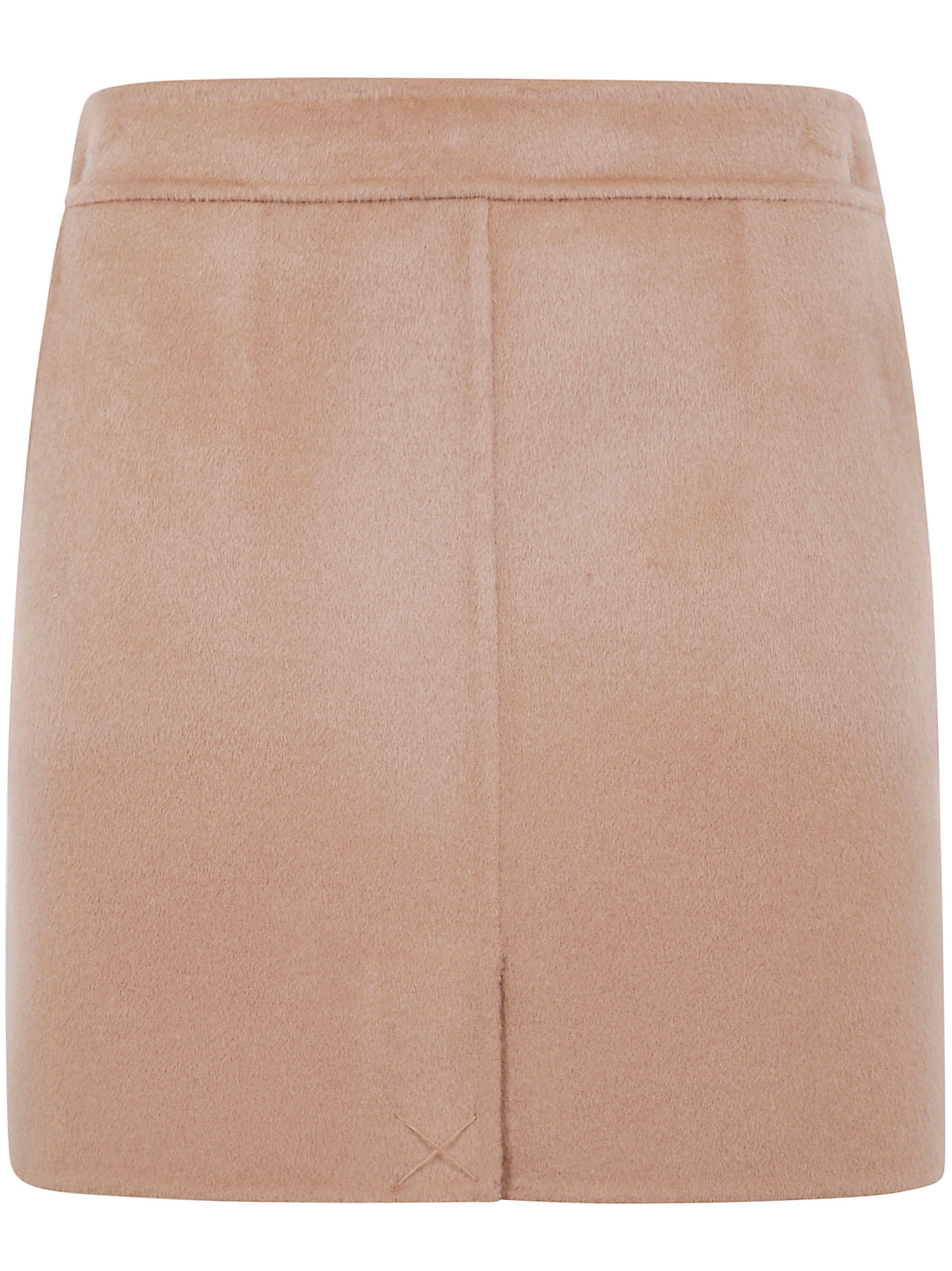 SEMICOUTURE Elegant Wool Mini Skirt for Women
