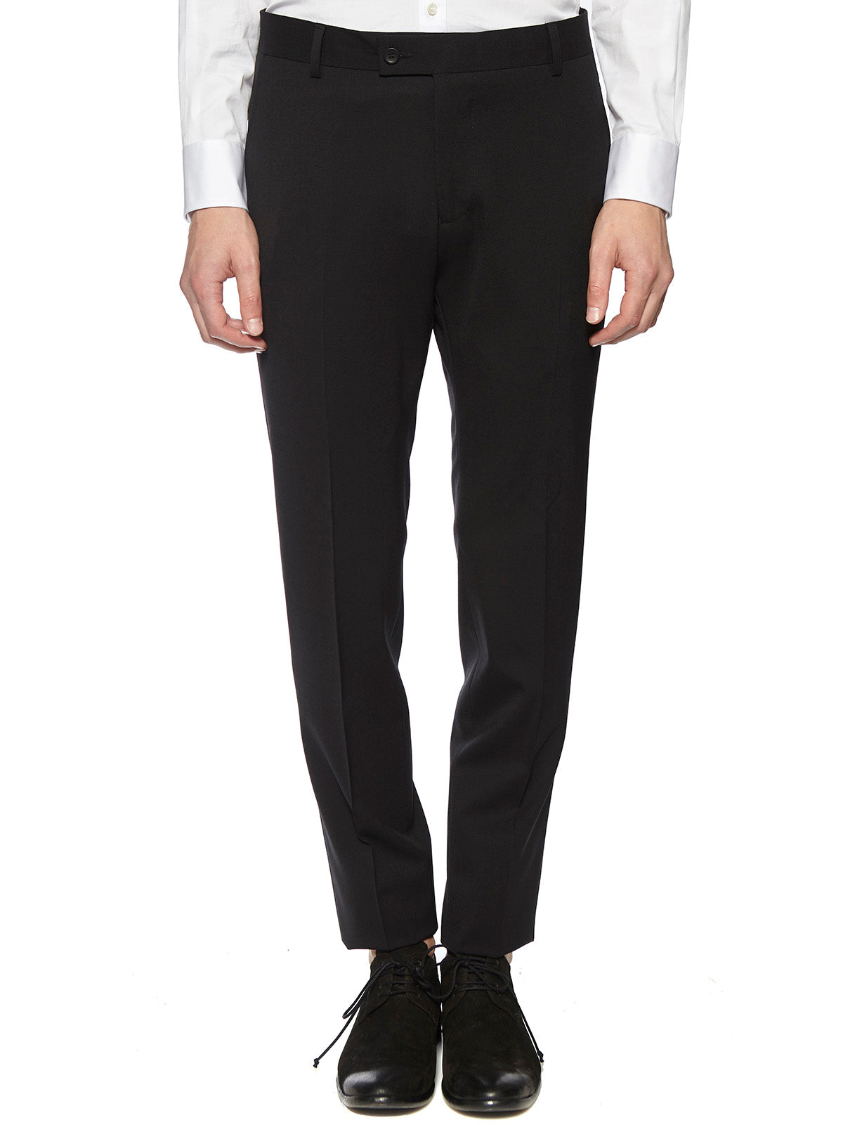 TONELLO Men's Wool Stretch Jacket Dress with Double Button Detail (Size L)