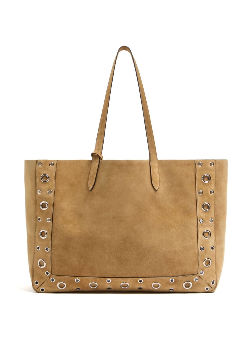 VALENTINO GARAVANI Large Suede Leather Tote Handbag