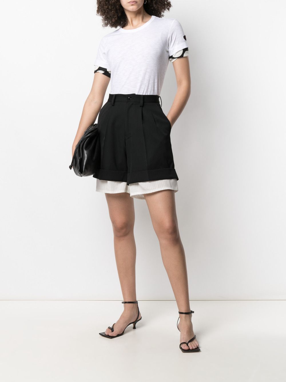 Y'S Wool Double Mini Shorts for Women