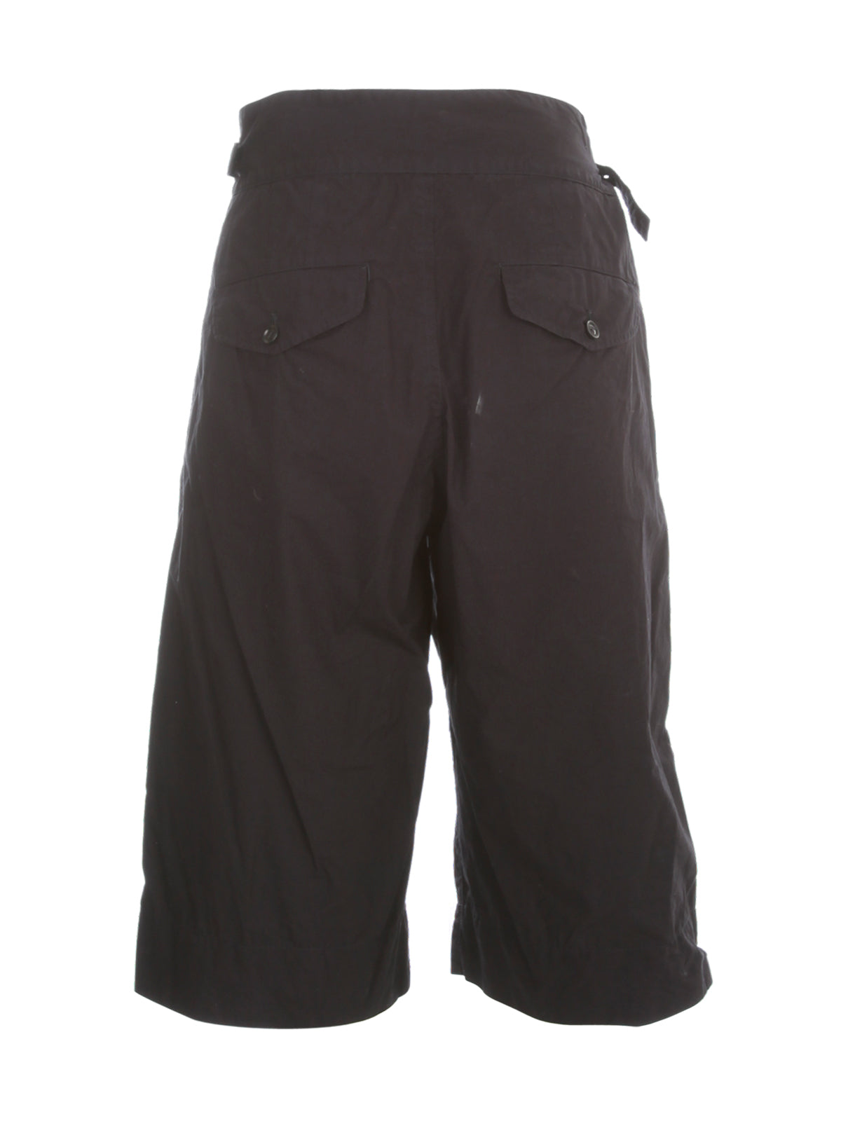 Y'S Typewriter Print DYE Gurkha Halp Pants - Women's