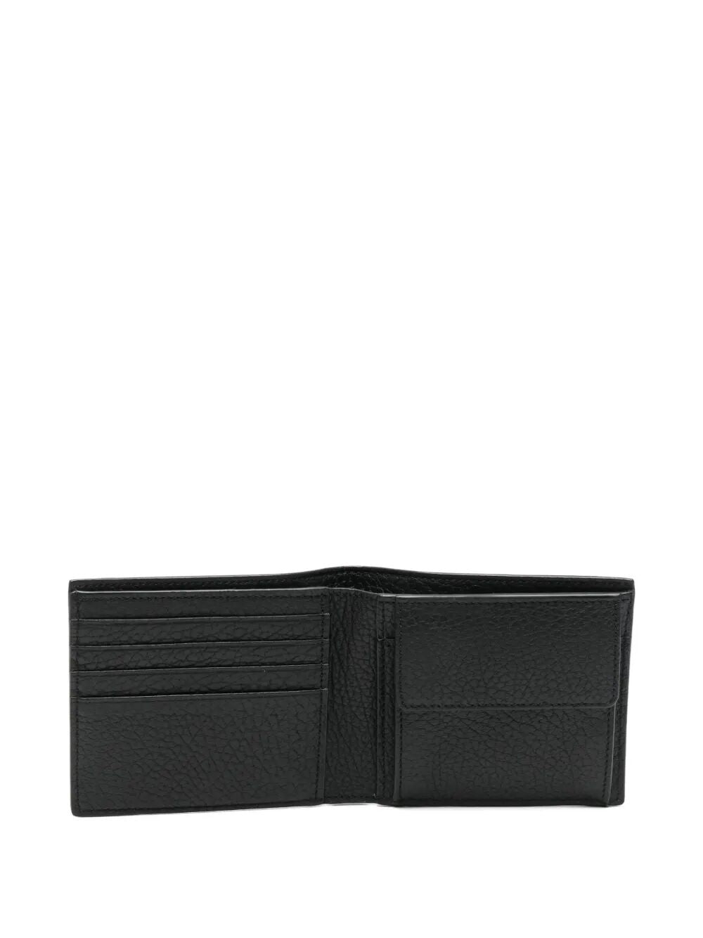 TOM FORD Printed Deer Leather Elongated T Line Classic Bifold Wallet with Coin Slot