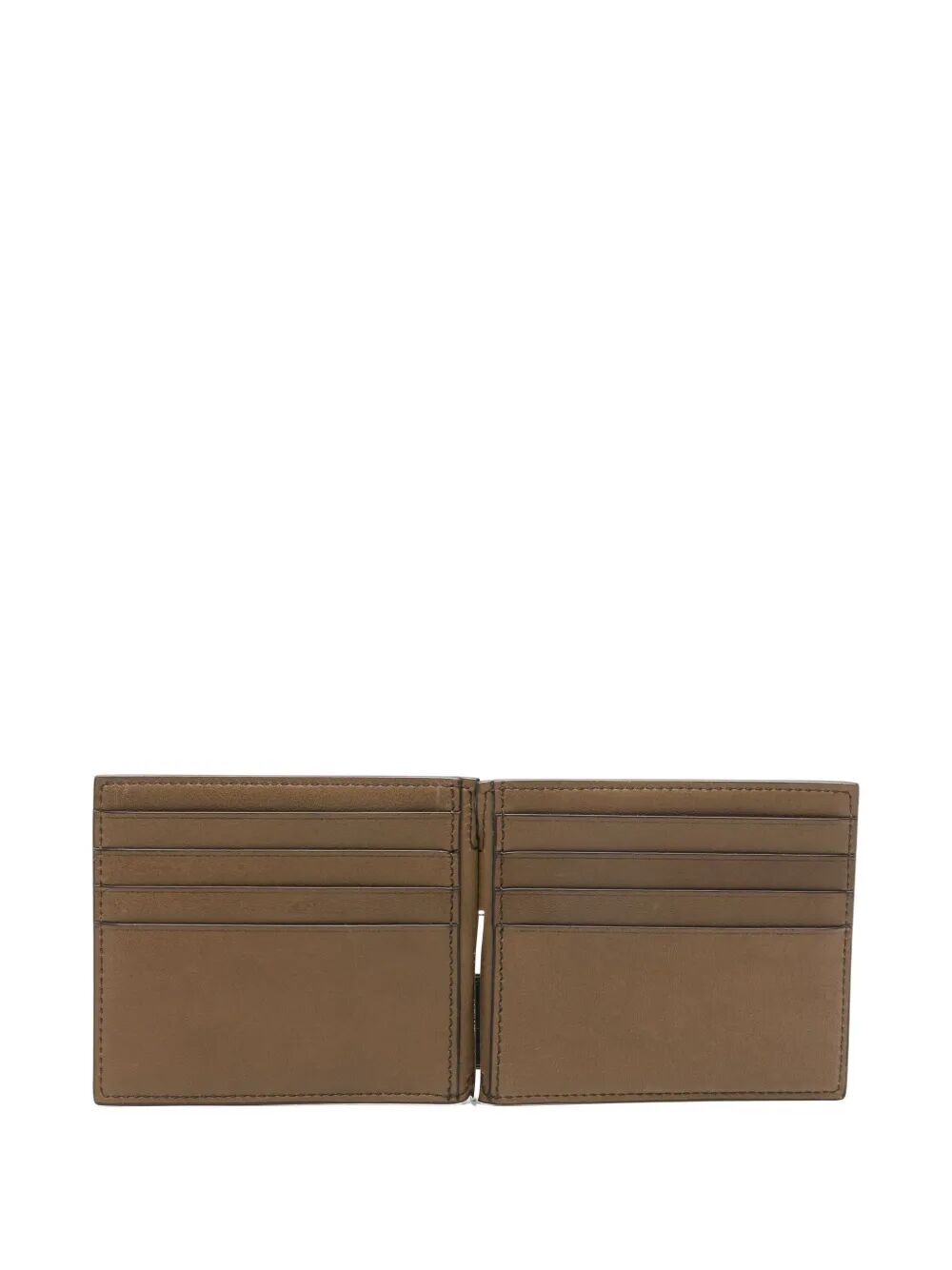 TOM FORD Natural Nubuck Elongated T-Line Mini Money Clip Wallet