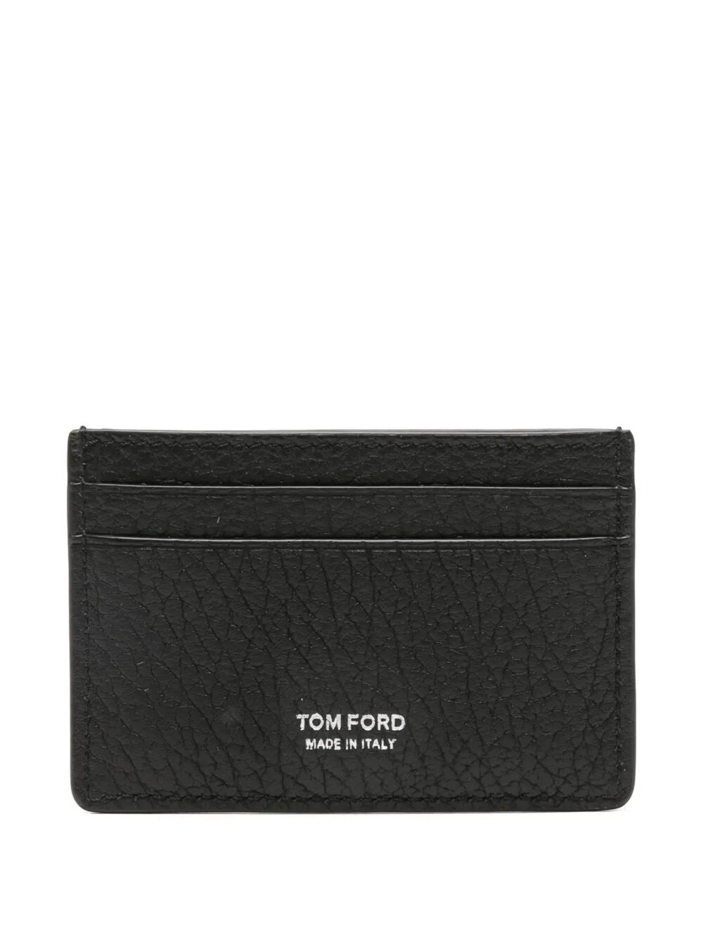 TOM FORD Mini Printed Leather Elongated T Line Card Holder