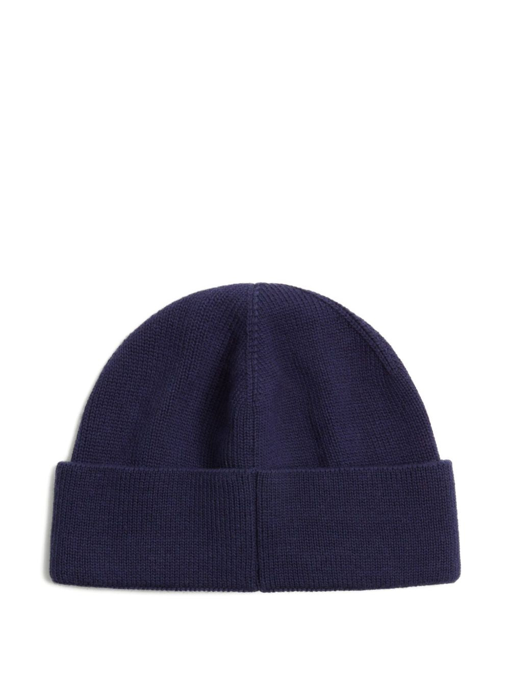 VALENTINO GARAVANI Ribbed Knit Beanie with Turn-Up Brim