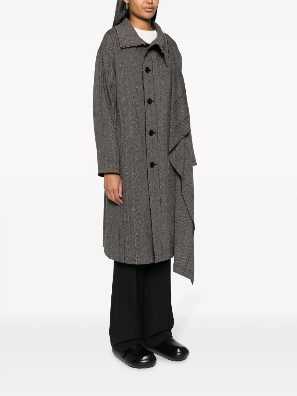 Y'S Left Front Plush Jacket for Women