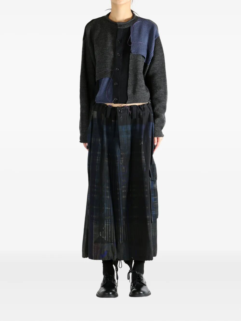 Y'S Patchwork T-Shirt Sweater - Women's FW25