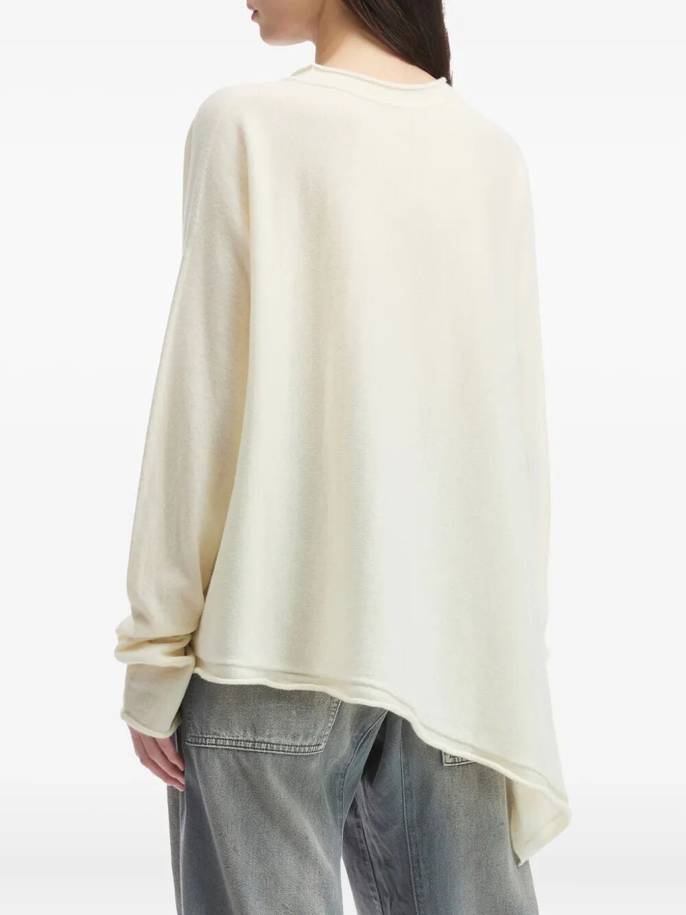 Y'S Women’s Asymmetry Knit Sweater - FW25 Collection